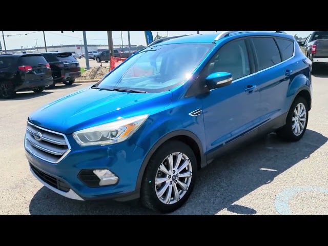 2017 FORD ESCAPE SUV 4-CYL, ECOBOOST, 1.5T TITANIUM SPORT UTILITY 4D