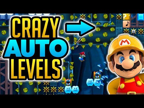 Super Mario Maker - CRAZY AUTO LEVELS! [#7] - Level Showcase