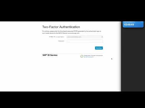 Login Cloud Foundry from SAP Business Application Studio