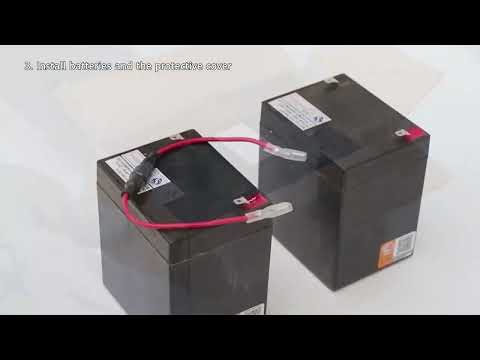 04 Installing Batteries in the Extinguishant Control Panel