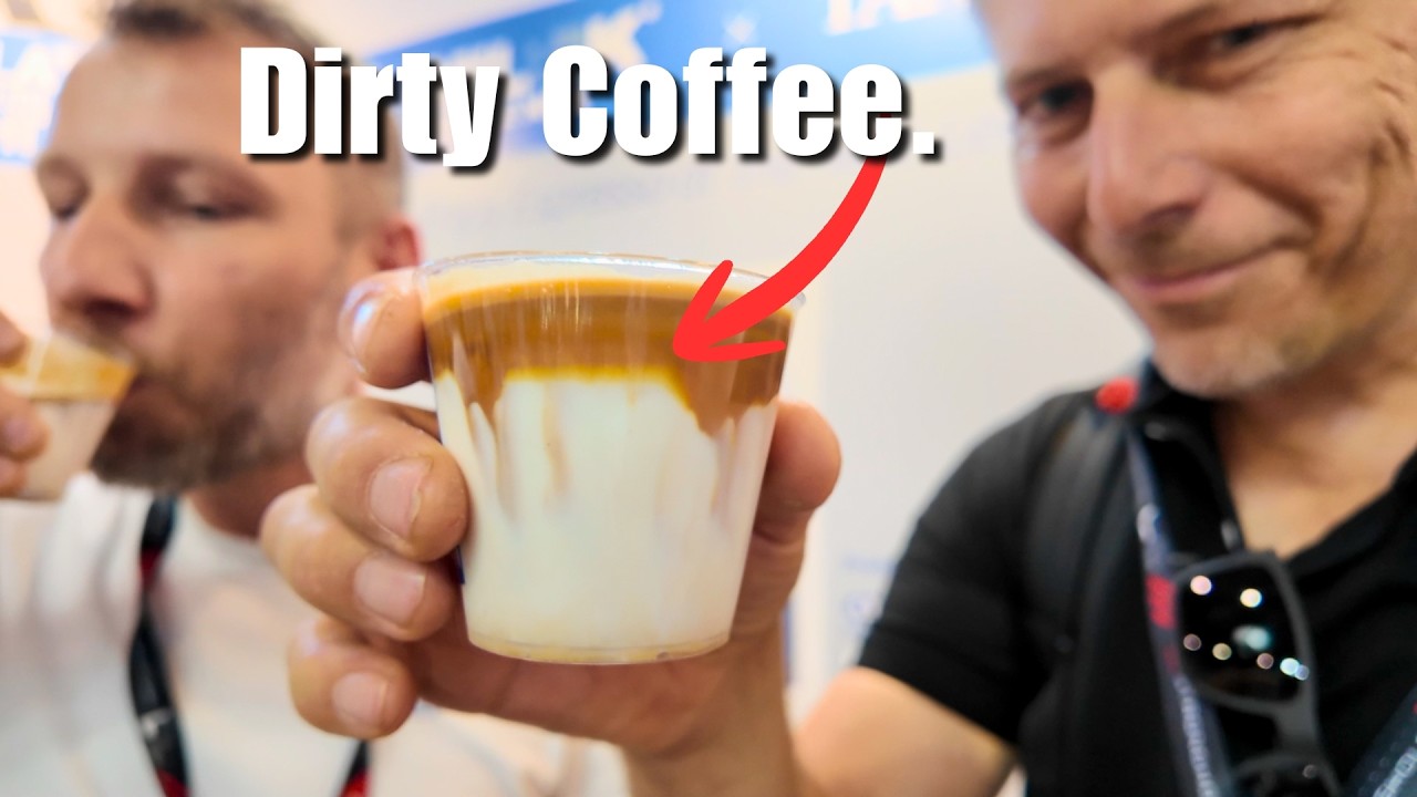 How To Make Dirty Coffee - Milbok Double Milk