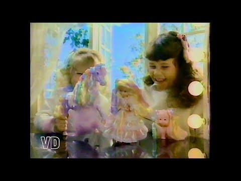 1986/1987 Lady Lovely Locks SilkyMane & SilkyPup Commercial | Mattel