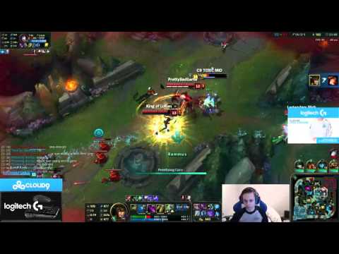 C9 Incarnati0n - Cassiopeia Quadra Outplay - League of Legends