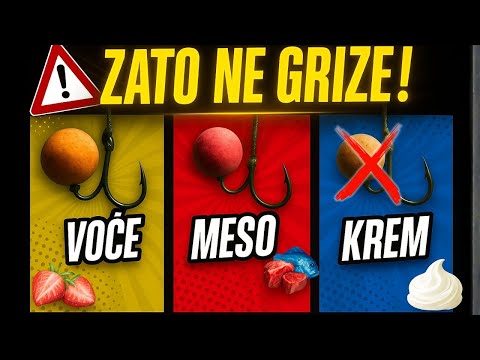 ZATO NE GRIZE! 🎣 (Greška u aromama koju svi prave)! #pecanje