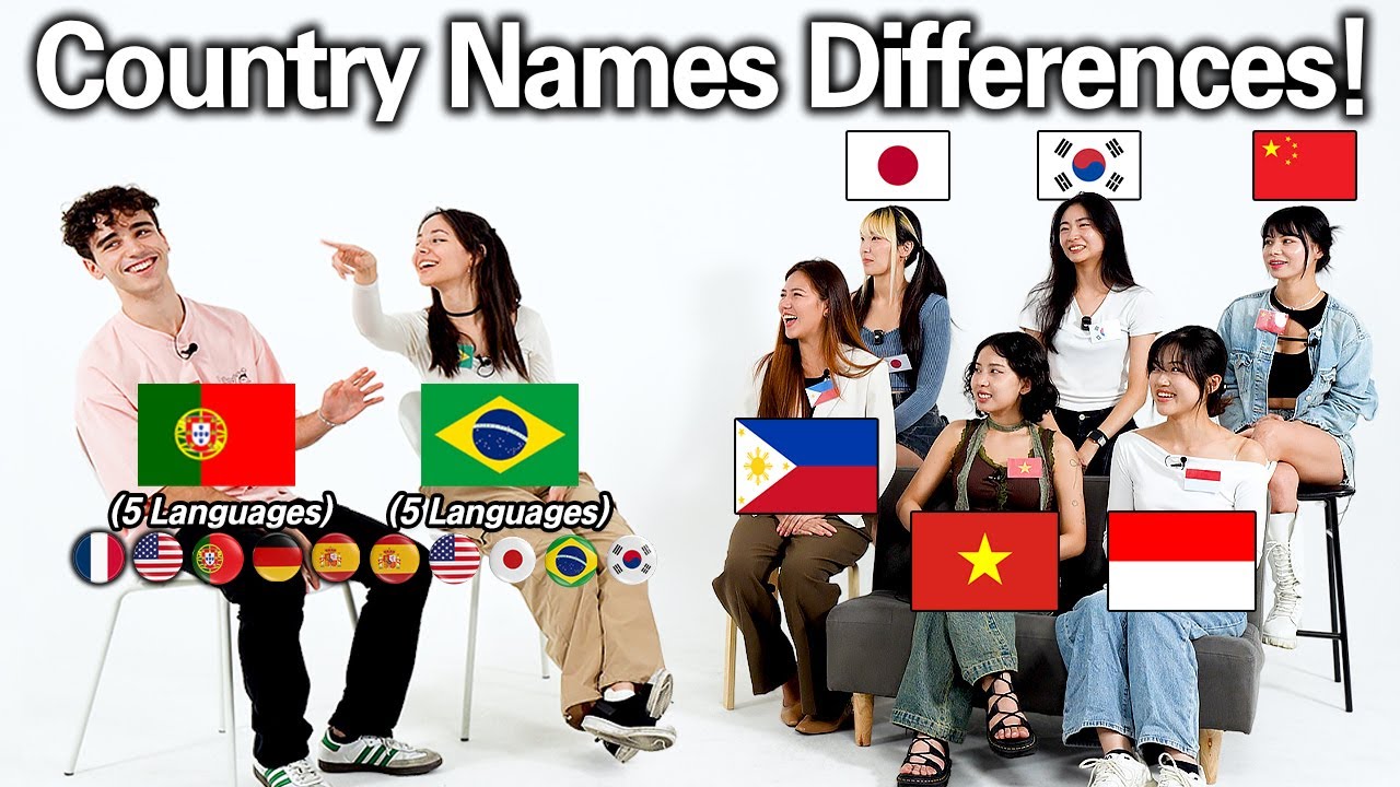 Polyglots Are Shocked By 20 Country Name Differences In 8 Countries!!