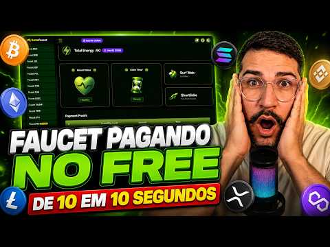GANHE CRIPTOMOEDAS A CADA 10 SEGUNDOS | GAME FAUCET
