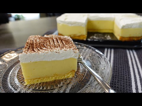 SAMO 4 JAJA💥Kremast kolac za 15 minuta❗ Nestane u jednom danu, topi se u ustima.