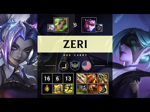 Zeri ADC vs Vayne - NA Challenger Patch 25.S1.3