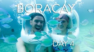 BORACAY  | THE PHILIPPINES  VLOG DAY 4 | HELMET DIVING | PUKA BEACH