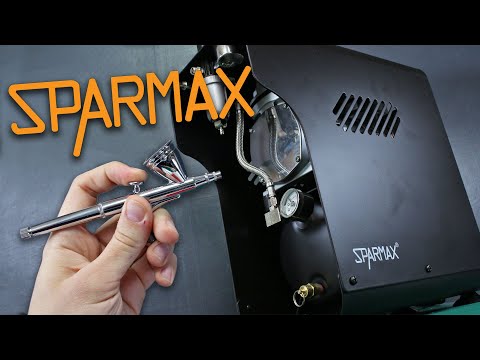 スパルマックス配信!TC-620X コンプレッサー、フライヤーエアブラシ、MAX-3 エアブラシ【開梱＆テスト編 (Sparmax Delivery! TC-620X Compressor, Flyer Airbrush, & MAX-3 Airbrush [Unboxing & Test])