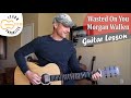 Wasted On You Morgan Wallen Guitar Lesson Tutorial