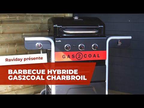 Barbecue hybride CharBroil Gas2Coal, un barbecue mixte gaz et charbon !