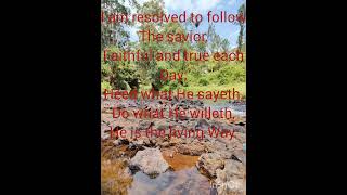 I am resolved ~hymn lyrics