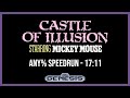 World Record Castle Of Illusion Genesis Any Speedrun In 17 11