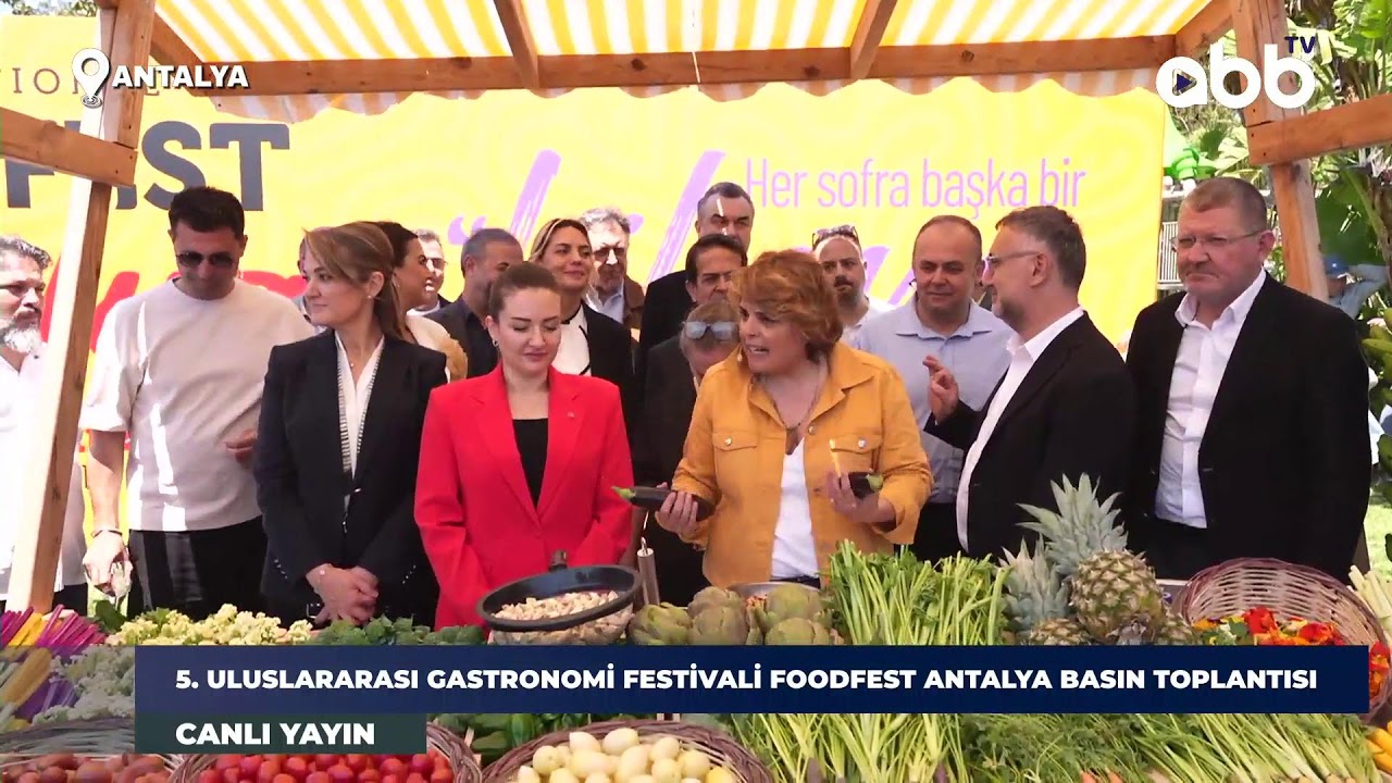 5. ULUSLARARASI GASTRONOMİ FESTİVALİ FOODFEST ANTALYA BASIN TOPLANTISI