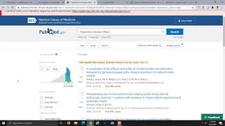 CSD 658: Searching PubMed for Systematic Reviews or Meta-Analysis
