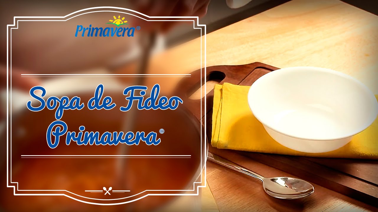 Preparar Sopa de Fideo Primavera®