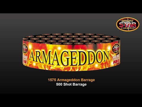 Bright Star Fireworks - 1575 Armageddon 500 Shot Barrage