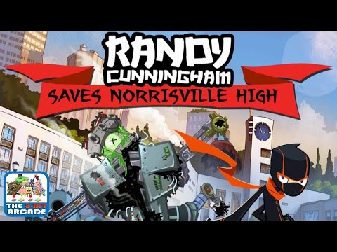 Randy Cunningham Saves Norrisville High - The School Is Invaded By Evil Robots (iPad Gameplay)