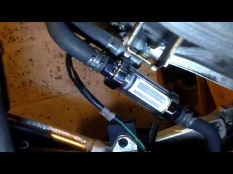 Clear glass fuel/petrol filter
