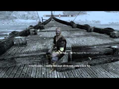 SKYRIM eps 137  Doing the Dragonborn Quest to Solstheim