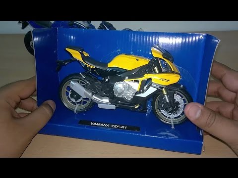Unboxing - Newray's Yamaha YZF R1 2016 - 1:12 scale model ✔