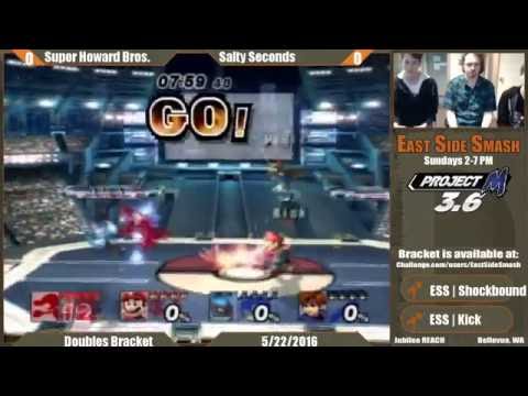 ESS Monthly #1: Crushin 40's (GnW, Mario) Vs TM32 (Lucario, Roy) - Project M Doubles