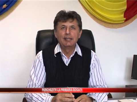 Percheziţii la Primăria Bogaţi