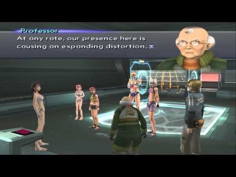 Xenosaga III HD Cutscene 157 - Stealing the Vessels of Anima (Elsa) - JAPANESE - SWIMSUIT MODE