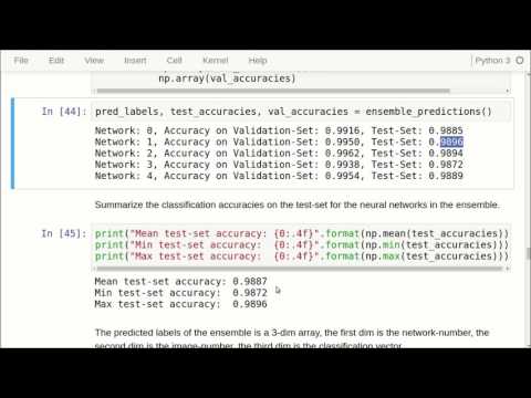 TensorFlow Tutorial #05 Ensemble Learning