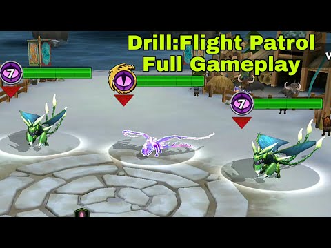 Drill:Flight Patrol - New Gauntlet Event Full Gameplay - Dragons:Rise of Berk