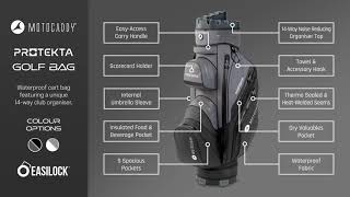 2024 Motocaddy PROTEKTA Bag: Waterproof, Lightweight, and Organiser Top for Ultimate Club Protection