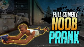 FREE FIRE NOOB PRANK CLASH SQUAD RANKED MODE IN TE
