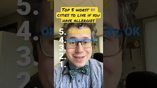 Top 5 worst cities to live if you have allergies #allergies #cities #unitedstates