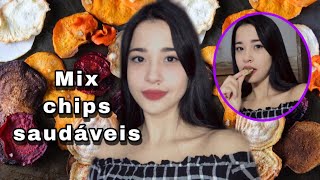 PROVANDO CHIPS SAUDVEIS DE TODOS OS SABORES