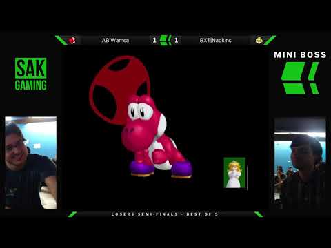 Mini Boss 2 Losers Semis - Wamsa (Yoshi) vs BXT|Napkins (Peach)
