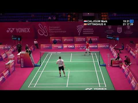 Match Point - Mark Caljouw vs Hans-Kristian Solberg Vittinghus - MS QF #EBC21​