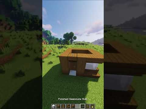 EPIC Minecraft Small House Build!! | FaizPlayz #Shorts