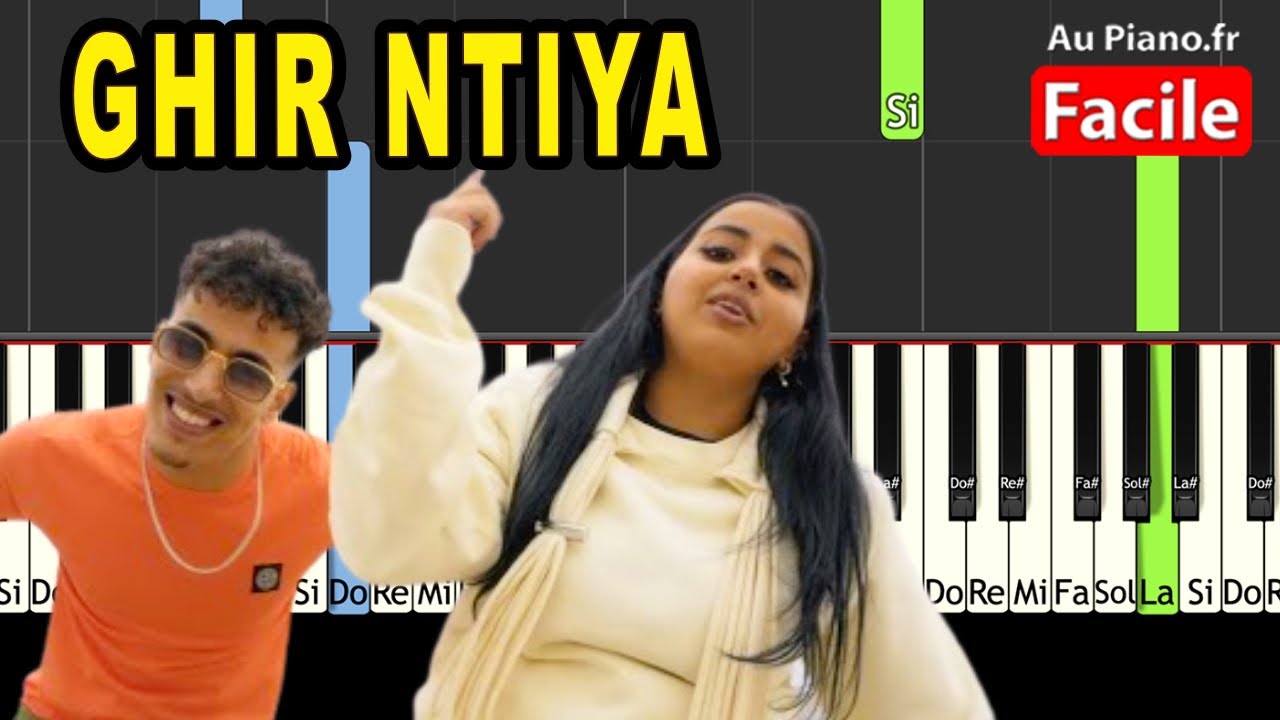 Marwa Loud ft.Moha K - Ghir Ntiya - Piano Cover Tutorial Instru