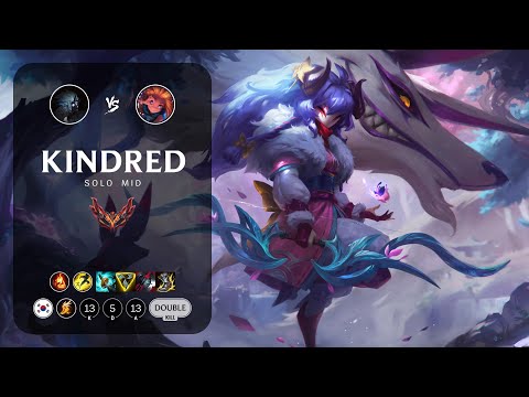 Kindred Mid vs Zoe - KR Grandmaster Patch 13.10