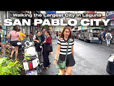 Exploring San Pablo City Laguna Philippines the Largest City in Laguna Province [4K HDR]