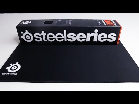Medžiaginis pelės kilimėlis žaidimams SteelSeries QcK Medium video