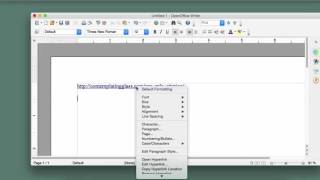 23. Formatting Hyperlinks in OpenOffice Writer