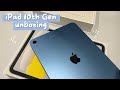 iPad 10th Gen 2022 ◇ Blue ◇ Unboxing | Accessories from Shopee | Aesthetic