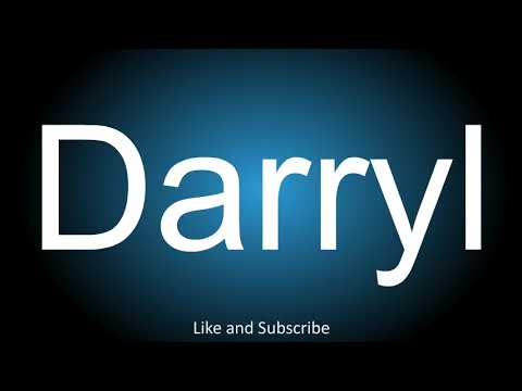 How to correctly pronounce - Darryl.