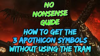 HOW TO GET THE 3 APOTHICON SWORD SYMBOLS WITHOUT USING THE TRAM (BO3 ZOMBIES)