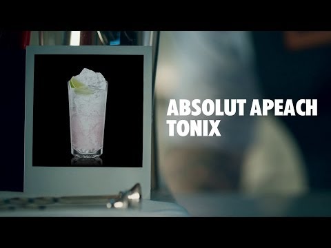 ABSOLUT APEACH TONIX DRINK RECIPE - HOW TO MIX