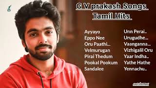 GV Prakash Songs Tamil Hits  JukeBox  Tamil Songs 