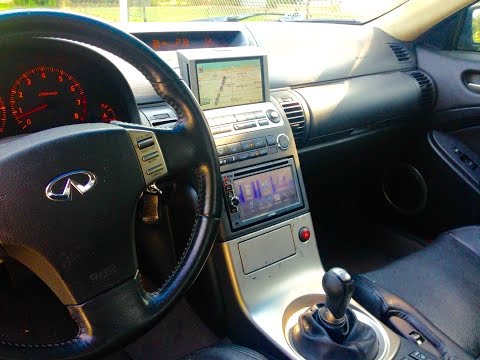 DIY G35: JDM Dash Kit With Factory Navi (Setup and Install) HD