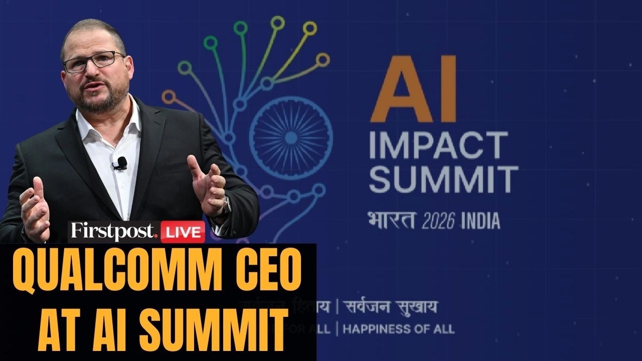 LIVE: President and CEO of Qualcomm Cristiano Amon Addresses India AI summit | N18L